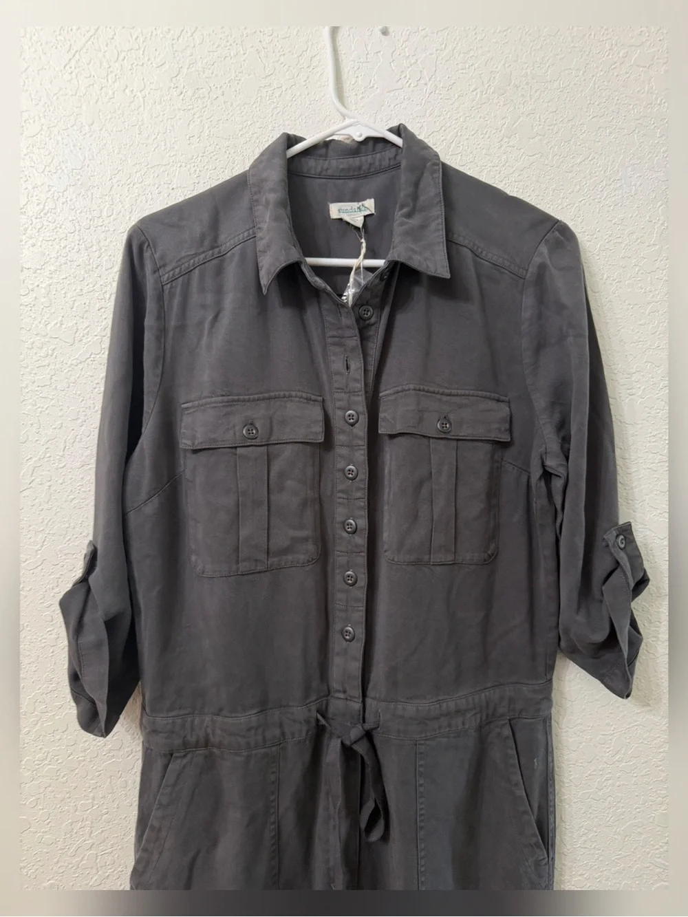 NWT - Sundance All Roads Jumpsuit in Graphite - M